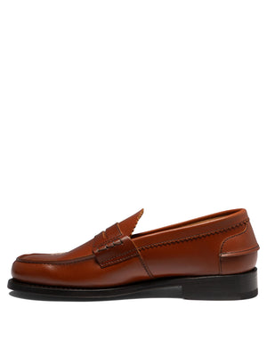 SAXONE OF SCOTLAND Arran Classic Leather Loafers