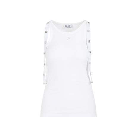 THE ATTICO Chic Cotton Tank Top