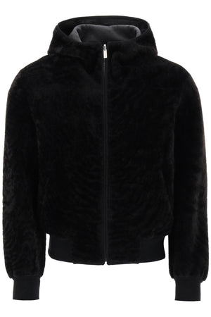 FERRAGAMO Luxurious Reversible Shearling Blouson for Men