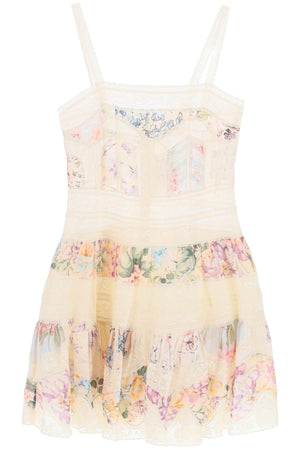 ZIMMERMANN Floral Print and Lace Mini Dress for Women