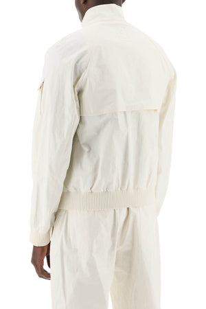 FERRAGAMO Clean and Casual Linen Coated Blouson for Men