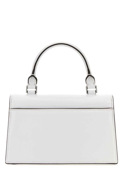 TORY BURCH White Spazzolato Leather Mini Crossbody Bag for Women - FW23