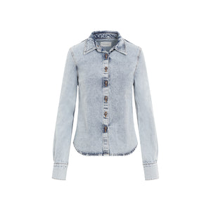 MAGDA BUTRYM Sophisticated Blue Denim Shirt