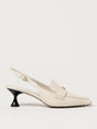 TORY BURCH Chic Ivory Slingback Ballerina Heels 55mm