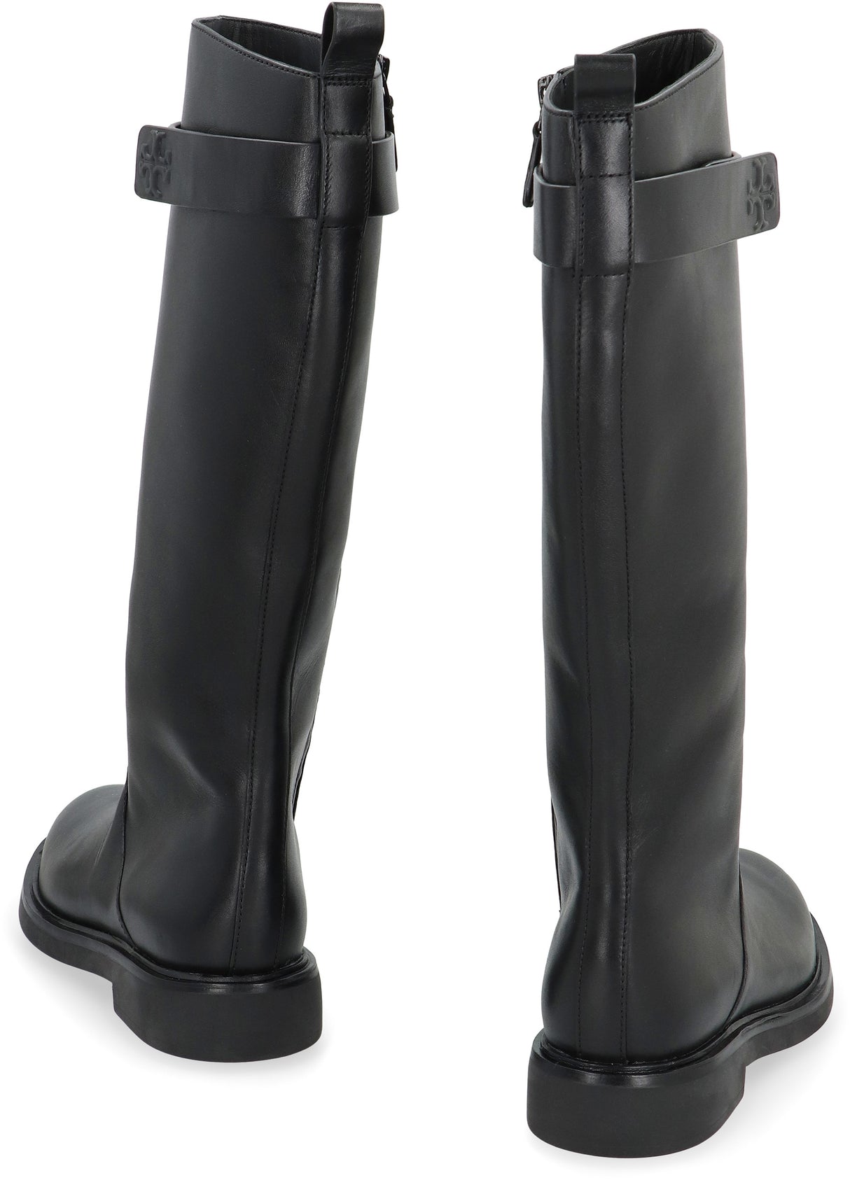 TORY BURCH Stylish Black Leather Women's Boots for FW23