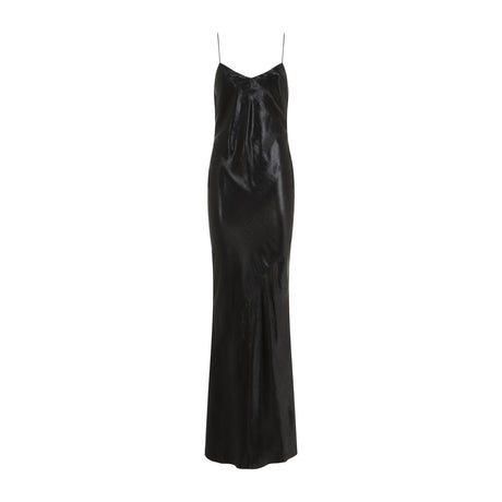 SAINT LAURENT Acetate Long Dress