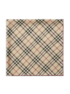 BURBERRY Luxurious Check Silk Scarf for Women