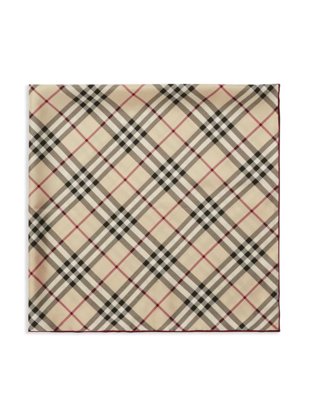 BURBERRY Luxurious Check Silk Scarf for Women