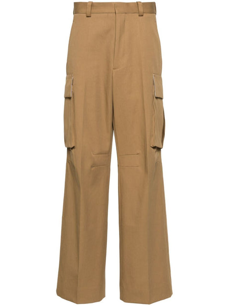 VICTORIA BECKHAM Relaxed Fit Cargo Trousers for Men - FW24 Collection