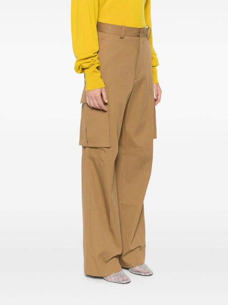 VICTORIA BECKHAM Relaxed Fit Cargo Trousers for Men - FW24 Collection