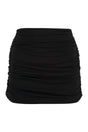 TORY BURCH Gathered Black Skirt for Women - SS23 Collection