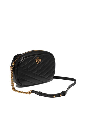 TORY BURCH Stylish Black Leather Crossbody Bag for Women - FW24