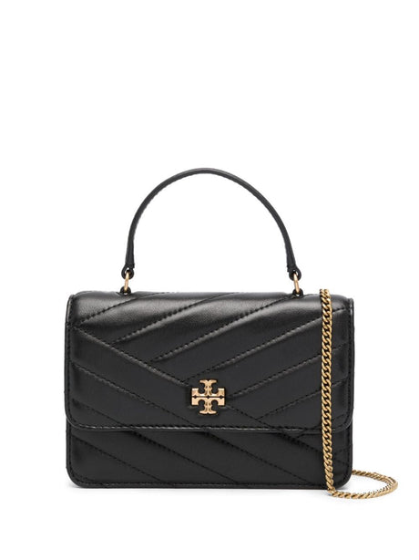 TORY BURCH Chevron Mini Top Handle Chain Wallet