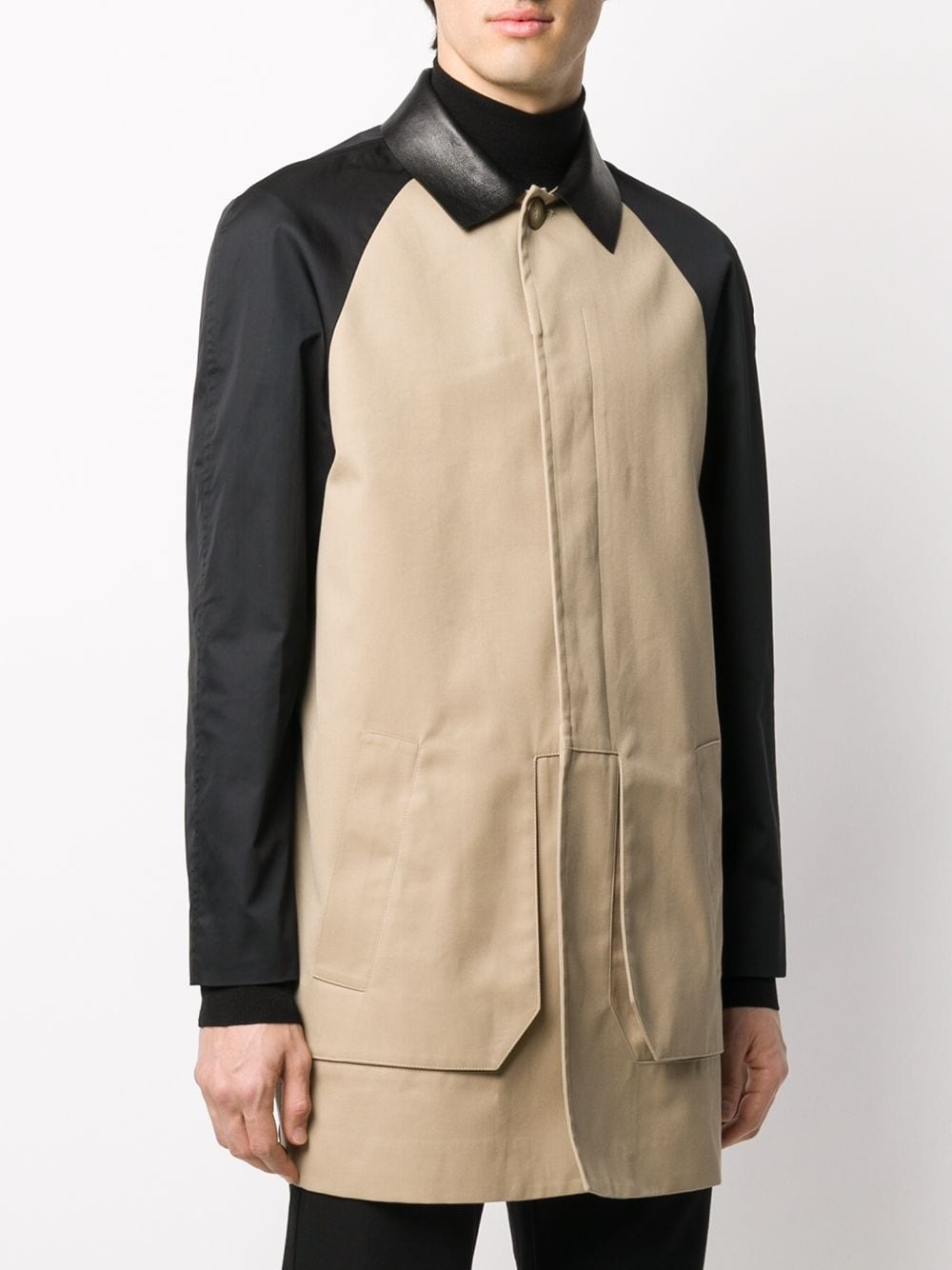 NEIL BARRETT Bicolor Trench for Men – Spring/Summer 2024 Collection