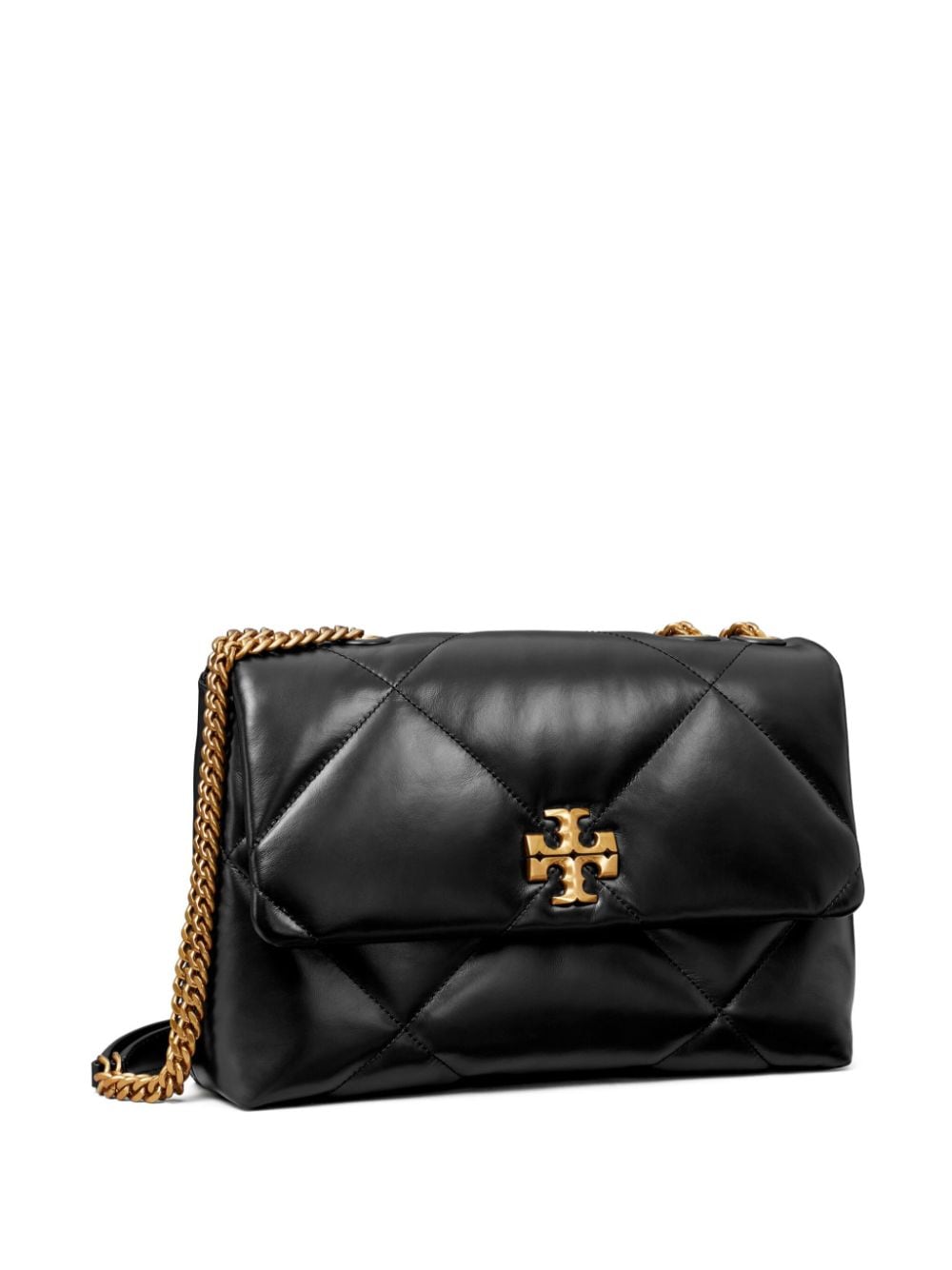 TORY BURCH Stylish Black Quilted Leather Shoulder Handbag for Women - Carry All Your Essentials in Style!
