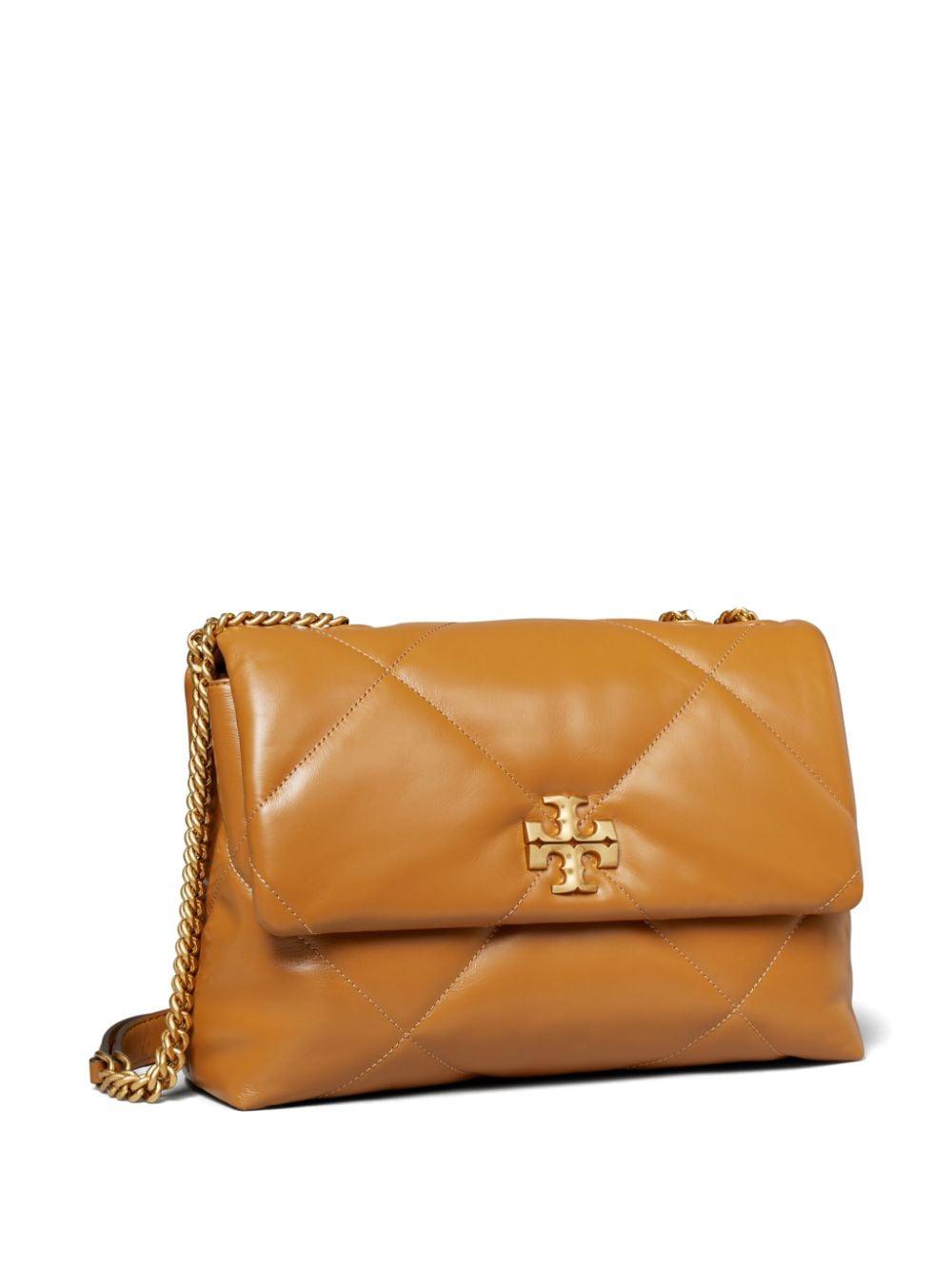 TORY BURCH Convertible Diamond Quilted Handbag - 27x19.5x8.5cm