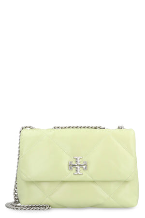 TORY BURCH Kira Quilted Leather Shoulder Bag - Green