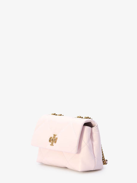 Túi vai màu hồng chất liệu da thật có hoa văn kim cương cho phái đẹp