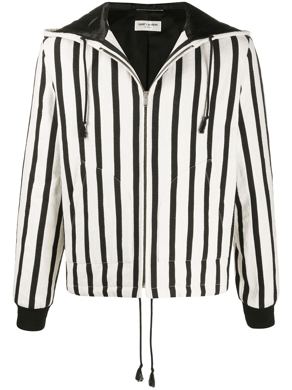 SAINT LAURENT MEN'S NOIRCRAIE TEDDY JACKET FOR SS20