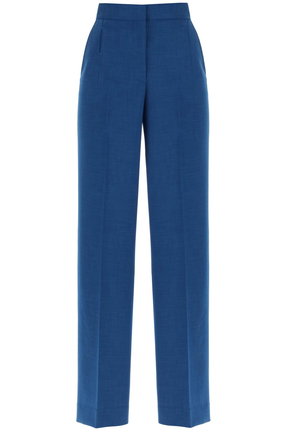 TORY BURCH Women's Wide Leg Blue Pants for SS24