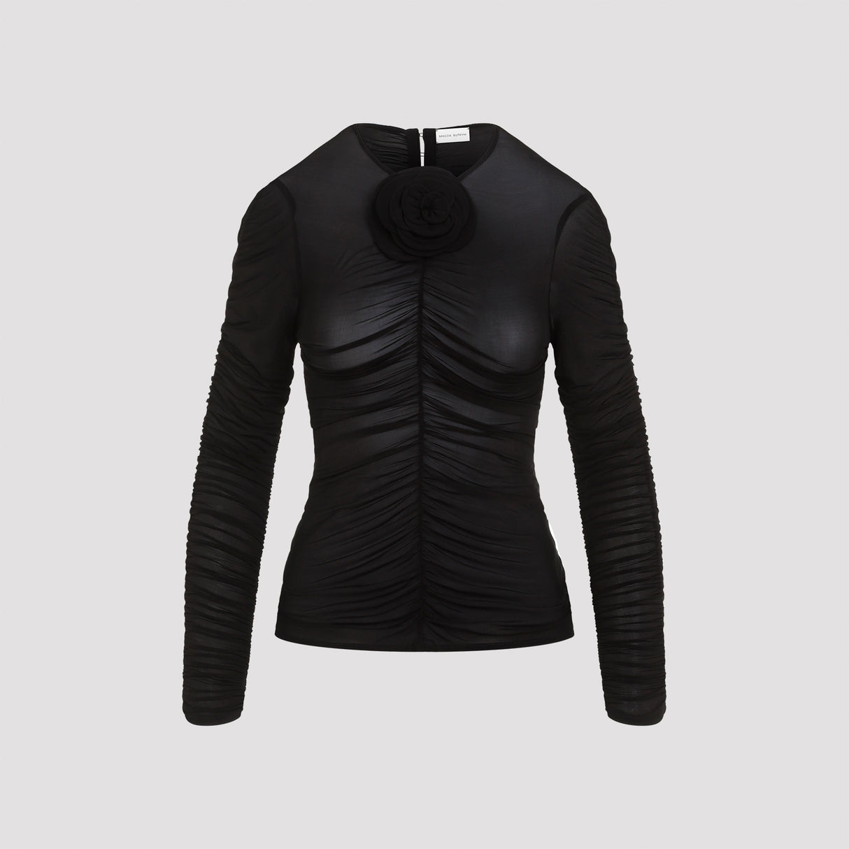 MAGDA BUTRYM Elegant Long Sleeve Top in Black