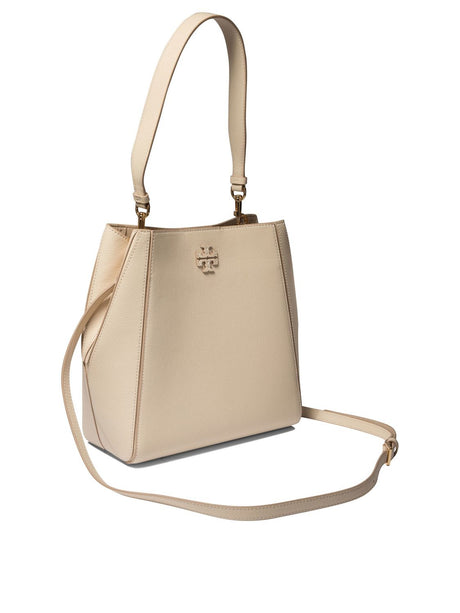 TORY BURCH McGraw Leather Bucket Shoulder Bag