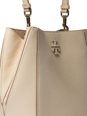 TORY BURCH McGraw Leather Bucket Shoulder Bag