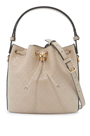 TORY BURCH Monogram T Bucket Handbag