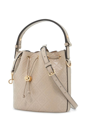 TORY BURCH Monogram T Bucket Handbag