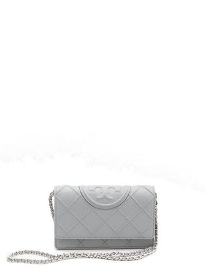 TORY BURCH FLEMING SOFT GRAINED CHAIN WALLET