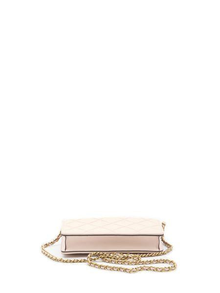 TORY BURCH FLEMING SOFT GRAINED CHAIN WALLET