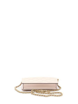 TORY BURCH FLEMING LEATHER WALLET ON CHAIN