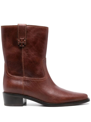 TORY BURCH City Western Leather Boots for Women