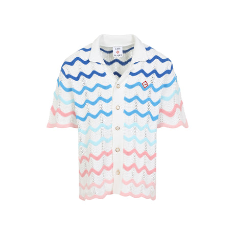 CASABLANCA Wave Shirt for Men - SS25