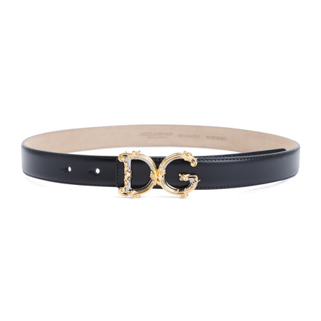 DOLCE & GABBANA Premium 100% Leather Belt - 2.5cm Width