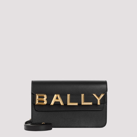 BALLY Grained Leather Shoulder Handbag - 22cm x 16cm x 8cm