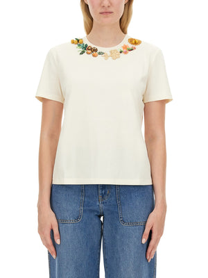 TORY BURCH Classic Cotton T-Shirt for Women - Size S