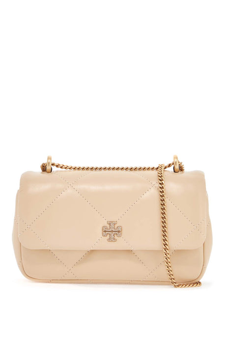 TORY BURCH Mini Quilted Crystal-Embellished Handbag