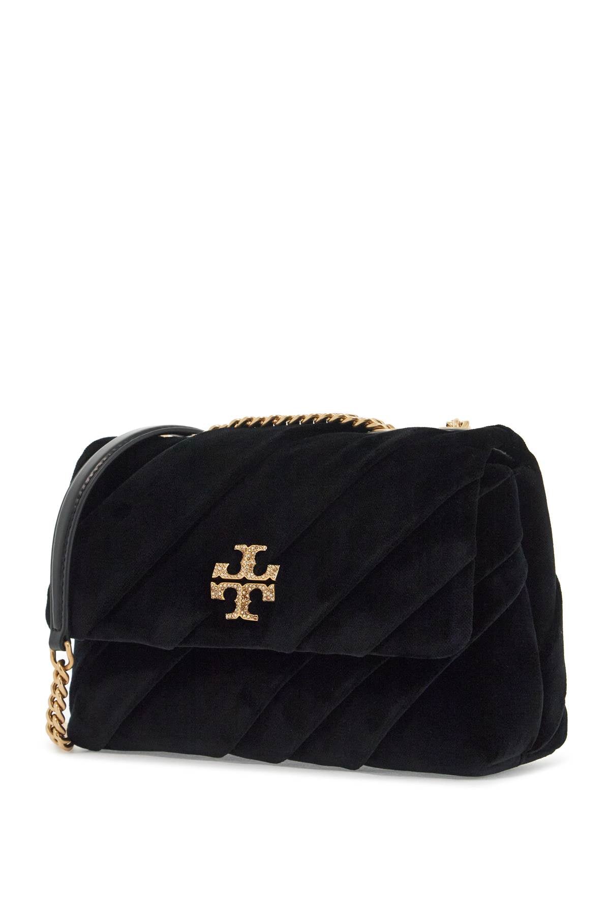 TORY BURCH Mini Velvet Shoulder Handbag