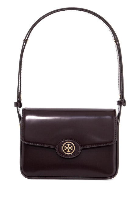 TORY BURCH Brushed Leather Shoulder Handbag