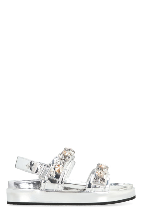 TORY BURCH Kira Patent Leather Mini Sandals