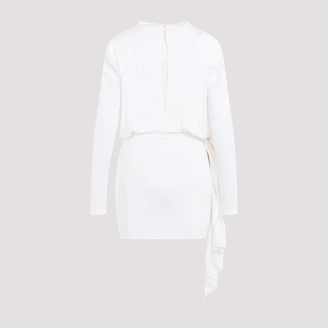 فستان فيسكوز أبيض - مجموعة SS24