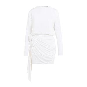 MAGDA BUTRYM White Viscose Dress - SS24 Collection