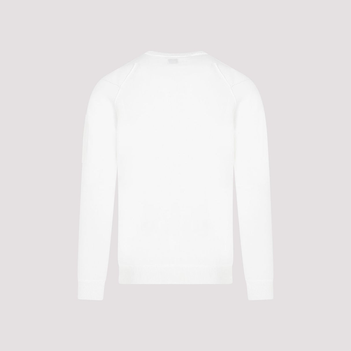 C.P.COMPANY Men's White Cotton Sea Island Sweater for SS24