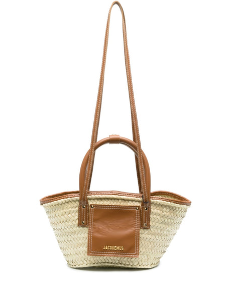 JACQUEMUS Mini Raffia Beach Bag - 34 x 17 cm