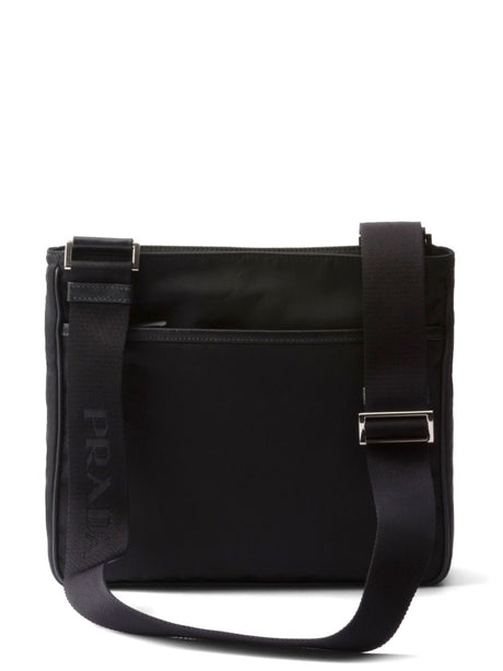 PRADA Mini Nylon and Leather Shoulder Handbag - Perfect for SS25