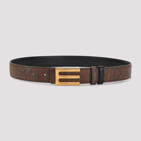 ETRO Logo Buckle Mini Belt