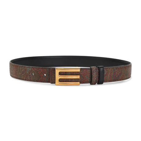 ETRO Logo Buckle Mini Belt