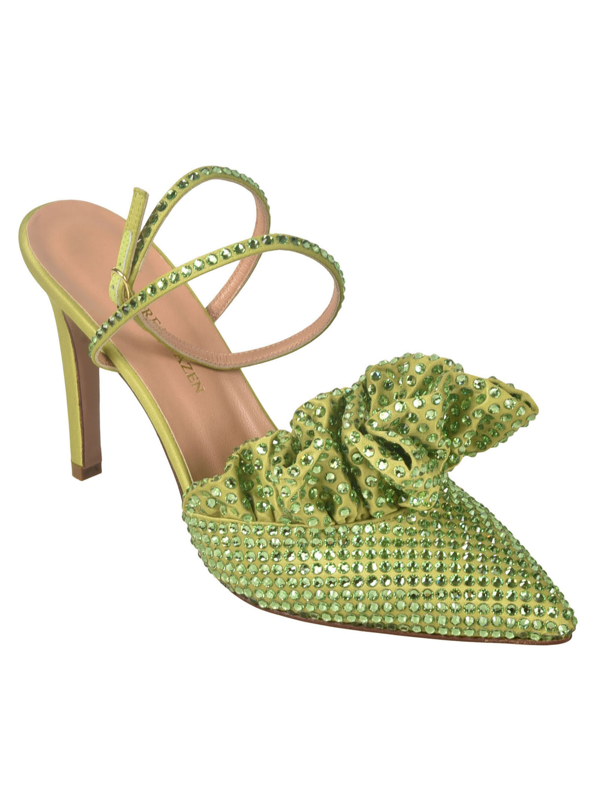 ANDREA WAZEN Glamorous Green Heeled Shoes