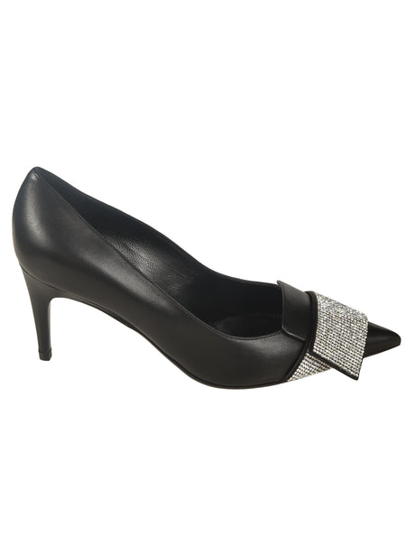 Sergio Rossi Elegant Flat Shoes for Women - AI23 Collection